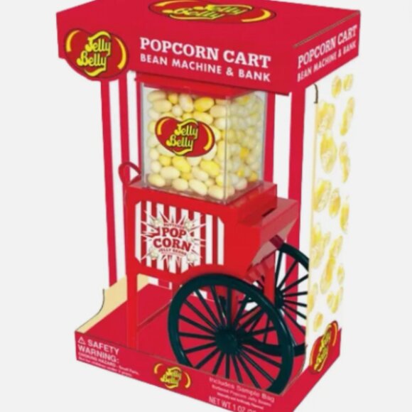 Jelly Belly Buttered Popcorn Cart Bean Machine and Bank - Picture 8 of 8